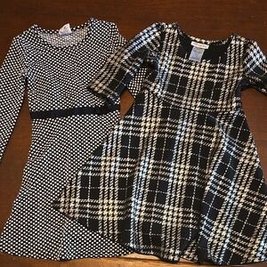 Stylish Black and White Kids Dresses